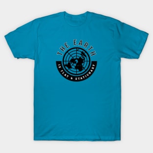 Flat Earth Circle Logo 4 T-Shirt